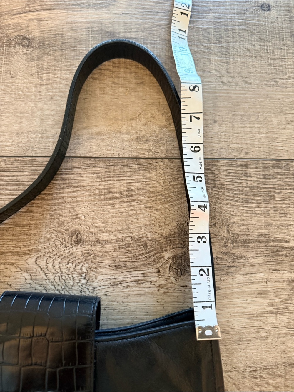 Vintage Ralph Lauren Black Leather Shoulder Bag - Picture 6 of 11